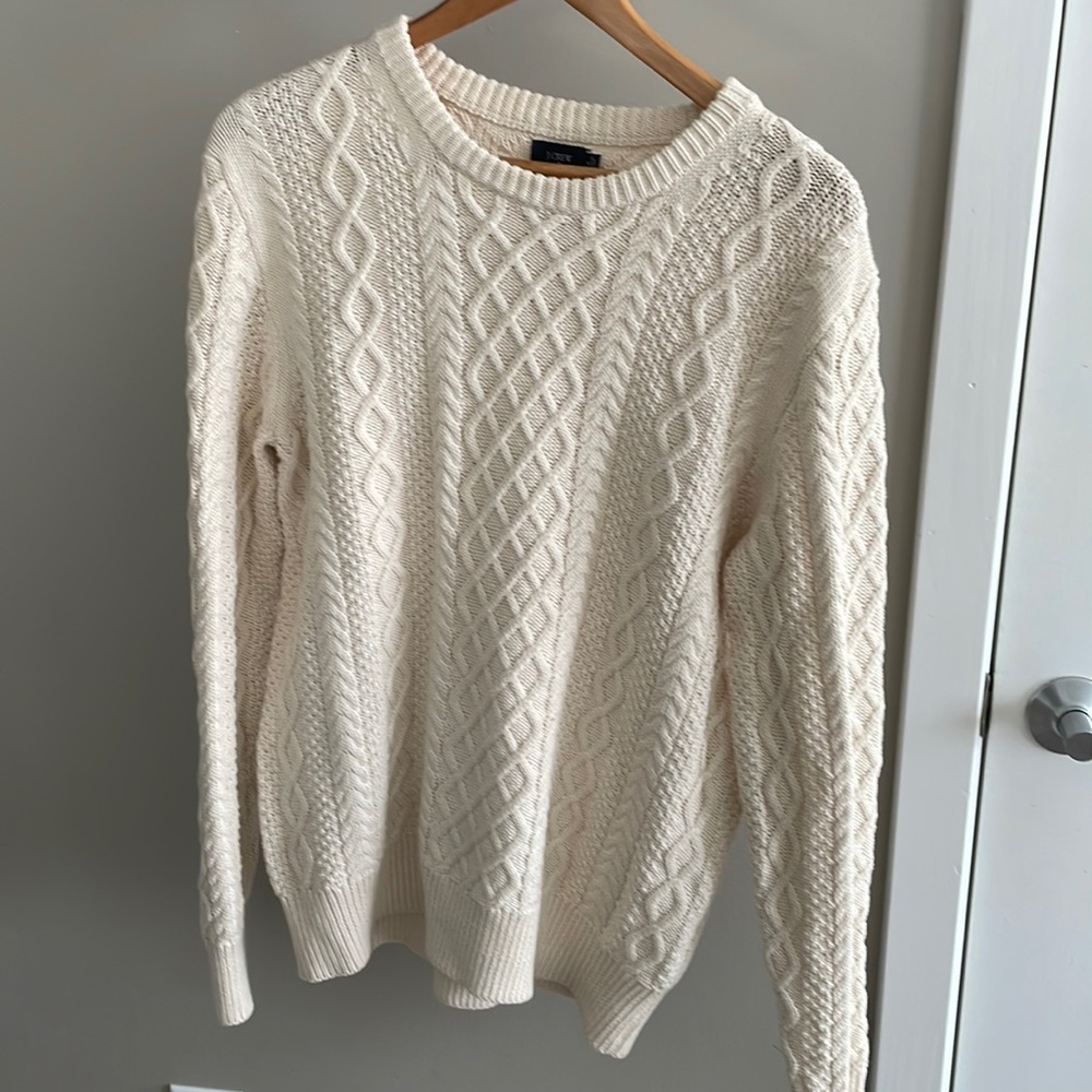 Vintage J crew cable sweater
